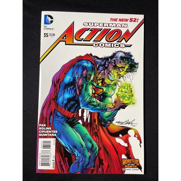 DC Comics | Art | Superman Action Comics 35 The New 52 Monsters Of The ...